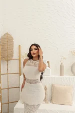 Creamy dress