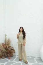 Pant and blouse set two-pieces