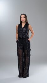 Sequin Top & Pant Black - Image 5