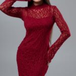 Dantel Red Dress