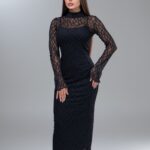 Dantel Black Dress