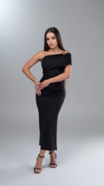 Long Black Dress - Image 4