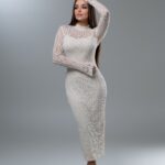 Dantel Off-White Dress