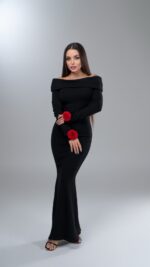 Long Black Dress - Image 4