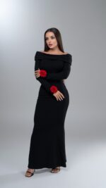 Long Black Dress - Image 5