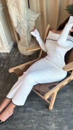 Élégant white dress - Image 2